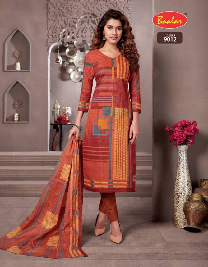Baalaz Zara 9 Ready Made Regular Wear Cotton Printed Dress Collection